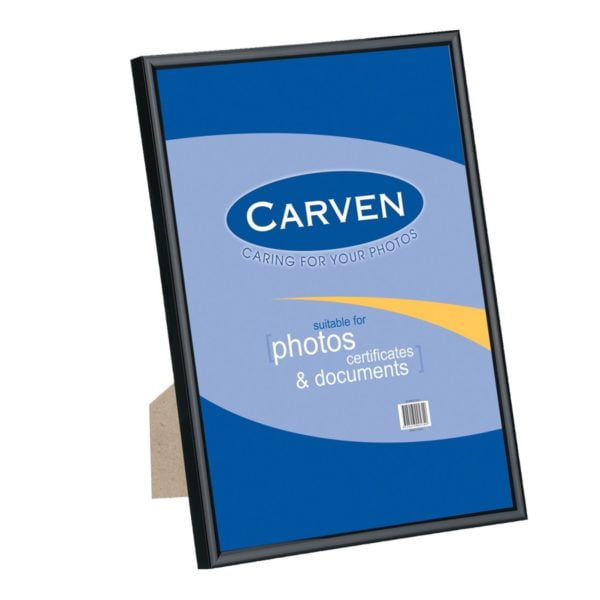 Carven Document Frame A4 Black Black Cat Printing Blackwood Black