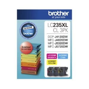Brother LC235xl Trio Pack Colour Cartridges