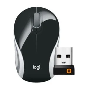 Logitech M187 Mouse Black and Receiver