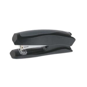 Marbig 90140S Standard Desk Stapler Half Strip Plastic Black Grey