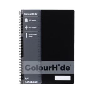 Colourhide A4 Notebook Black 1719402J