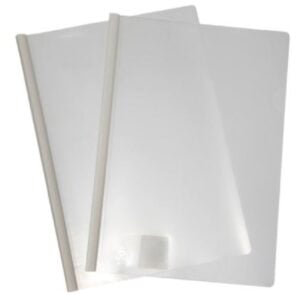 Colby Clear Cover File White