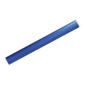 Marbig Coloured Aluminium Ruler Blue 975745