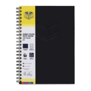 Spirax 512 A4 Notebook Hardcover 200pg Black