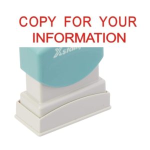 XStamper Copy For Your Information