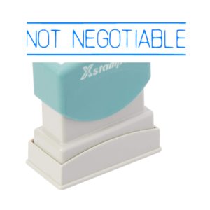 XStamper Not Negotiable Blue