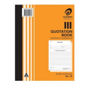 Olympic Quotation Book No 70