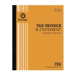 Olympic Tax Invoice & Statement No 726