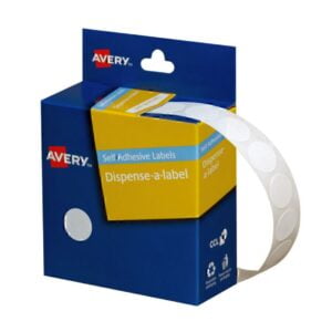 Avery 14mm Circle Labels White 937200