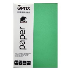 Coloured Paper A4 Pk50 80gsm Optix Reva Green