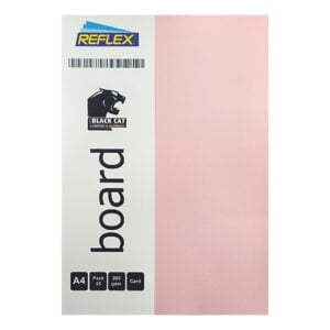 Reflex Pink Card 200gsm Pk 25