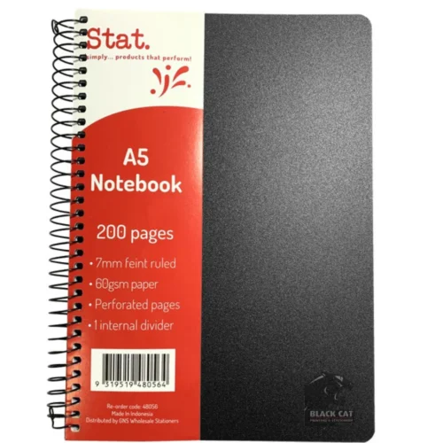 A5 Notebook Stat 48056 Blackwood