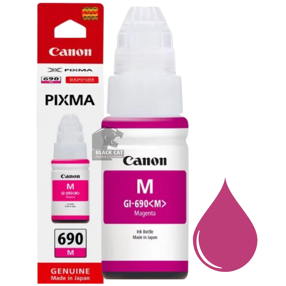 Canon 690 Magenta Ink Bottle GI690M Blackwood
