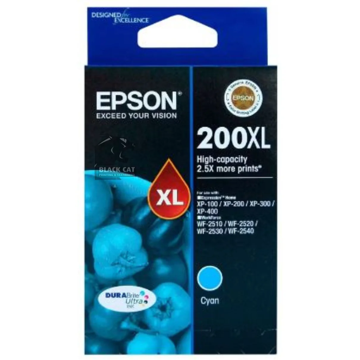 Epson 200xl Cyan Cartridge Blackwood