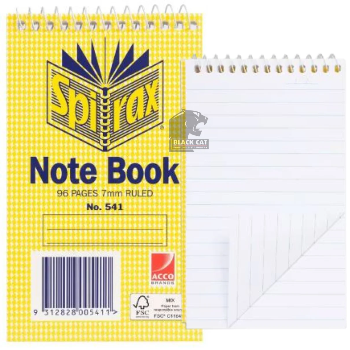 Spriax Notebook No 541 Blackwood