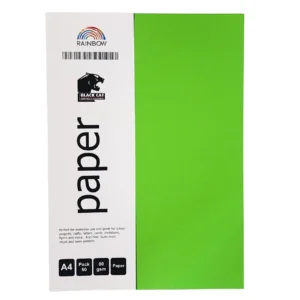Rainbow Green Paper, A4 50 Sheets in Blackwood