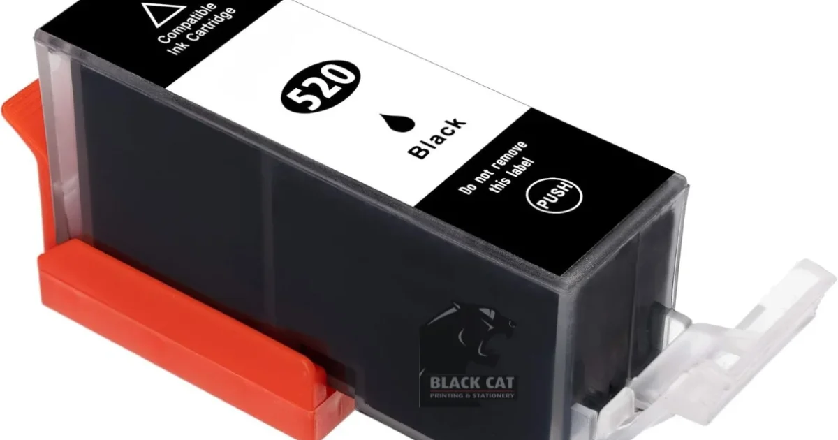 Compatible Canon PGI-520 Black Ink Cartridge | Black Cat Printing ...