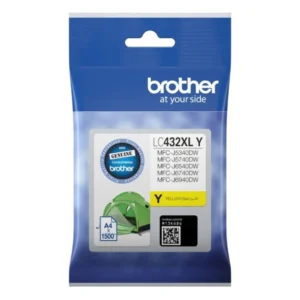 Brother LC432XL Yellow Ink Cartridge Genuine High Yield