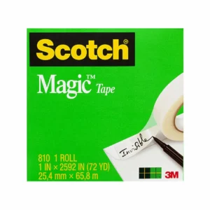 Scotch Magic Tape, 25.4mm x 66m Boxed