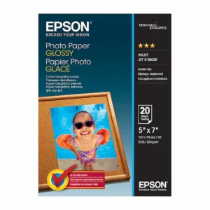 Epson 5x7 Glossy Photo Paper, 20 sheets, S042544