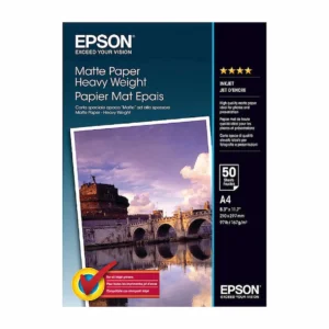 Epson A4 Heavyweight Matte Paper, 50 Sheets, S041256