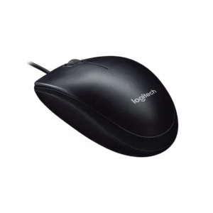 Logitech M90 Wired Mouse, side view